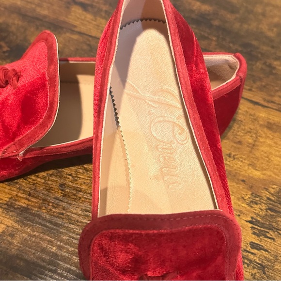 J Crew Marie Tassel Loafers in Velvet - Picture 6 of 10